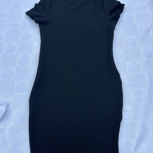SHEIN Classic Black Mini Dress